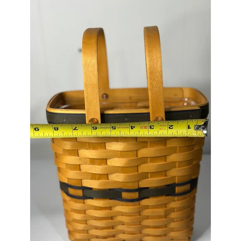 VTG Longaberger Collectors Club Membership Charter Member Basket‎ w/ Liner